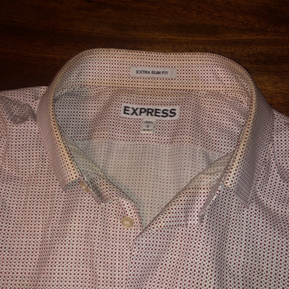 Men's extra slim fit Express shirt size L - Picture 6 of 6